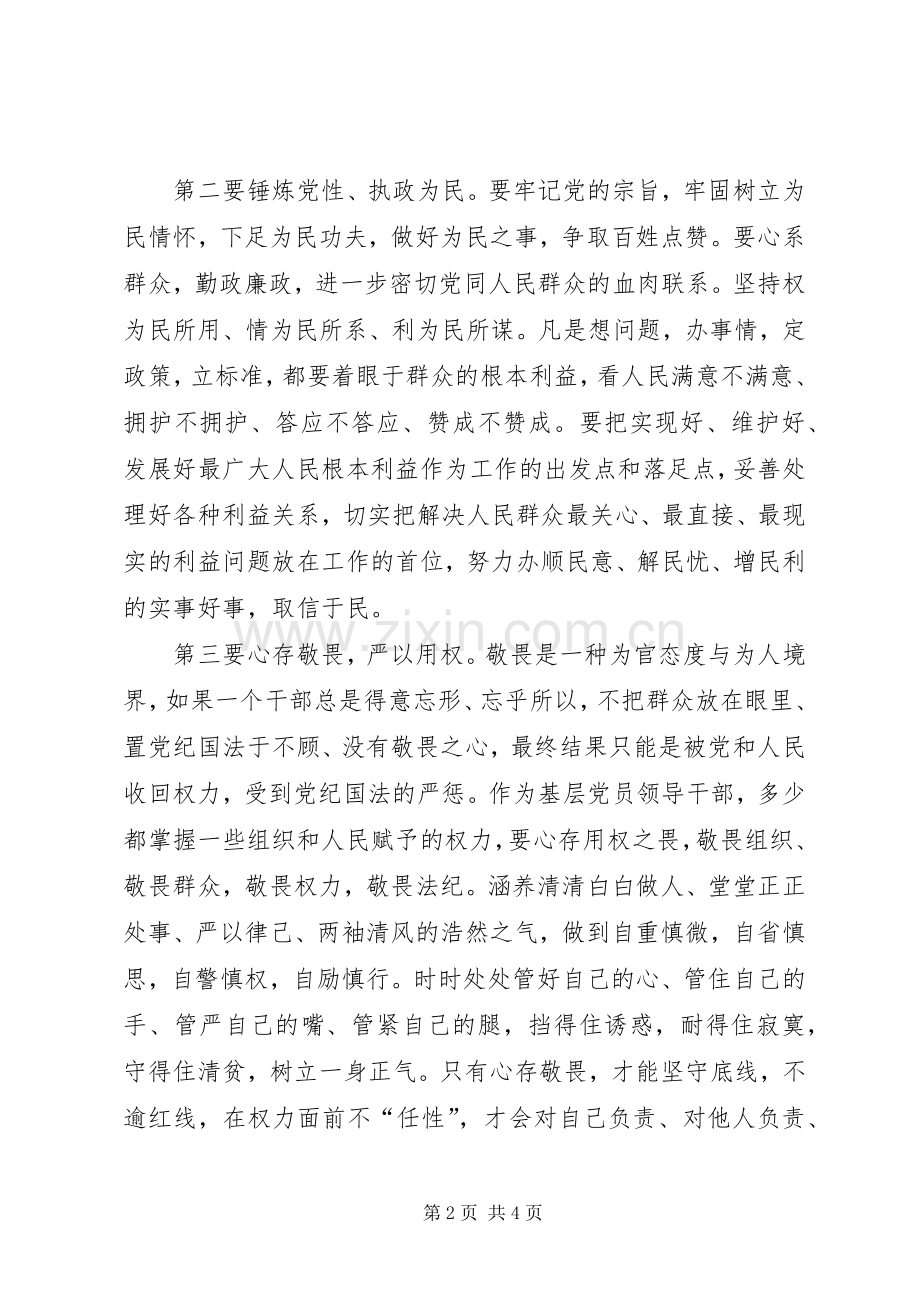 书记在三严三实专题教育会发言.docx_第2页