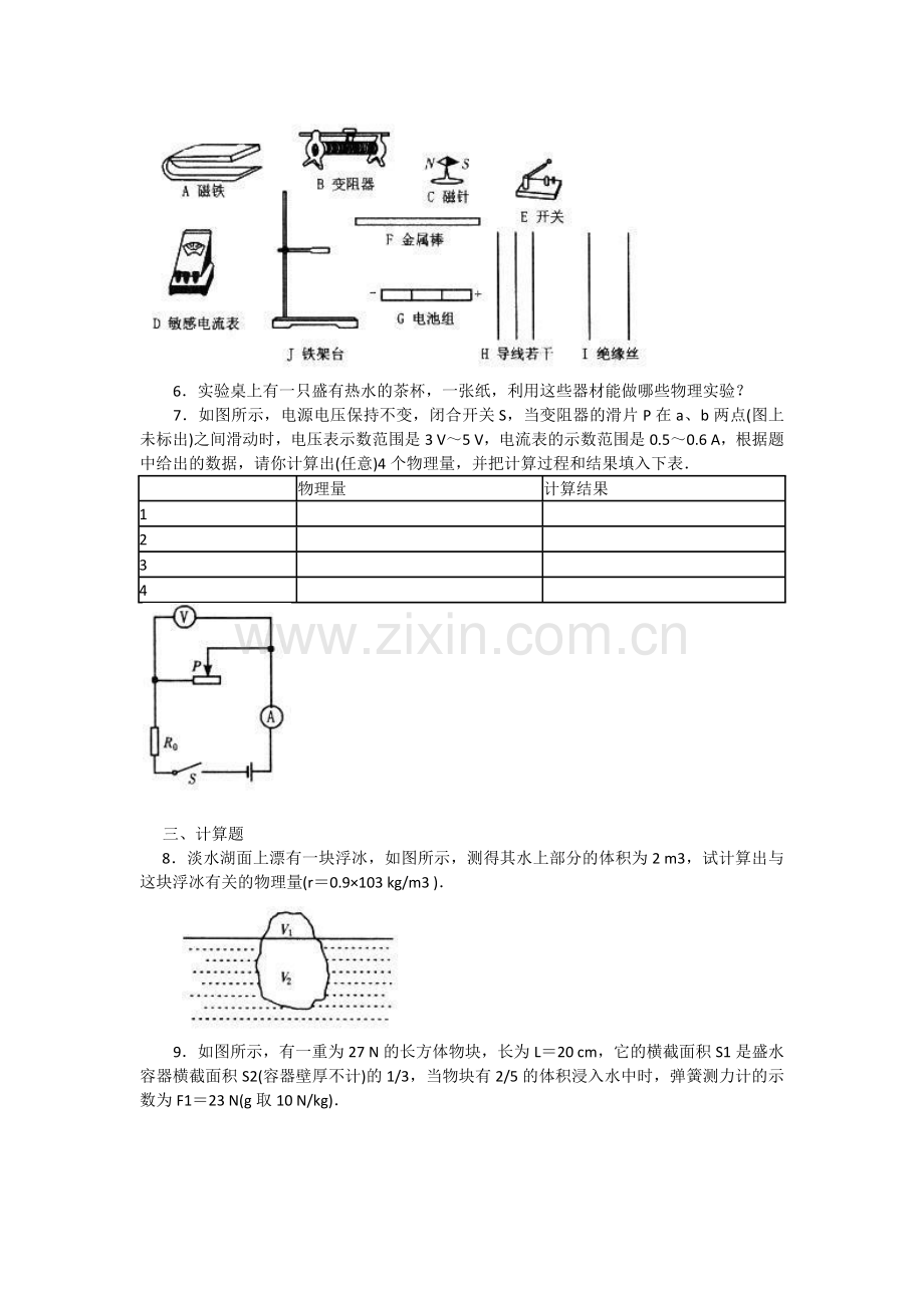 初中物理开放性试题专题复习.doc_第2页