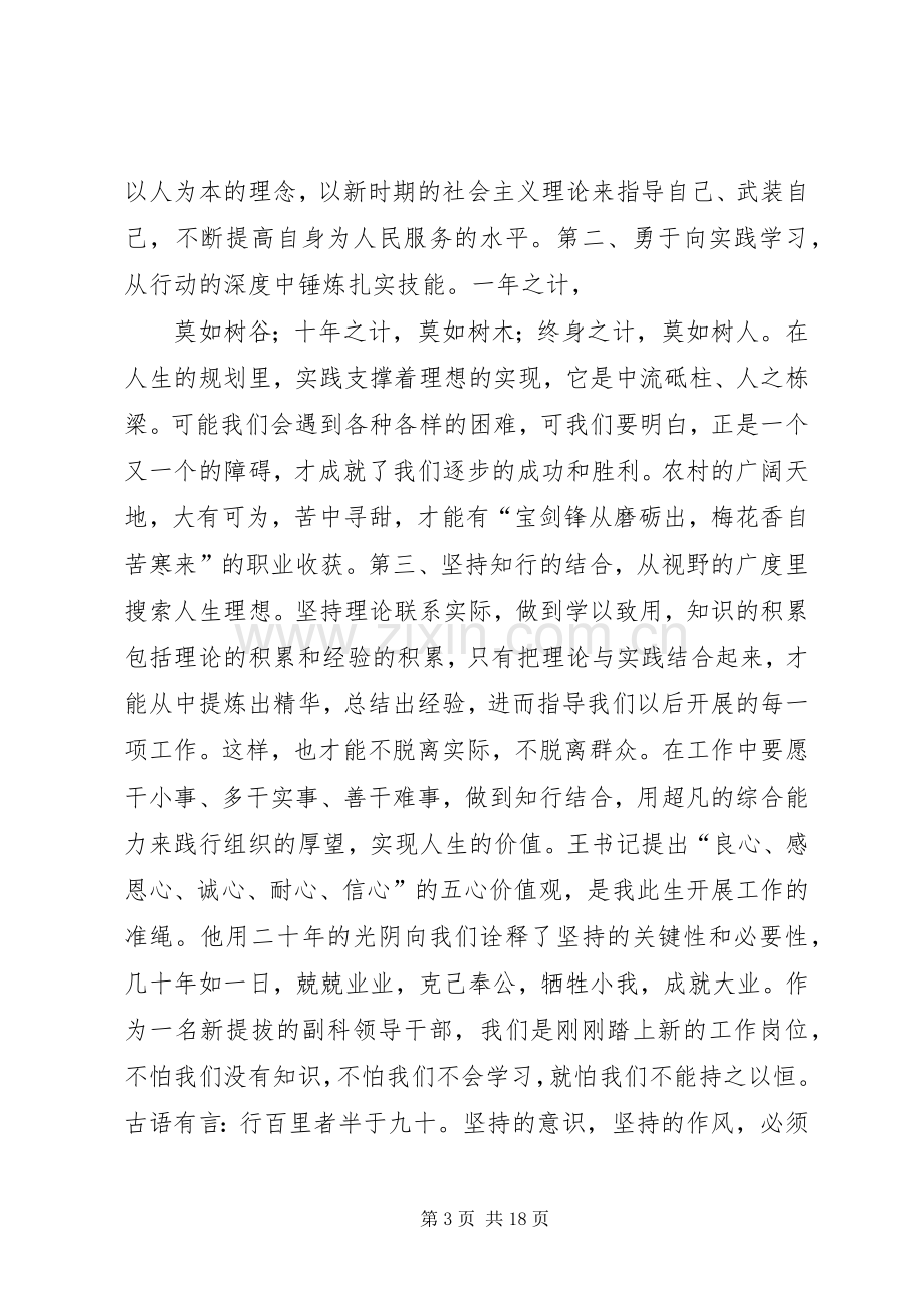 新提拔副科级干部培训心得体会(多篇).docx_第3页