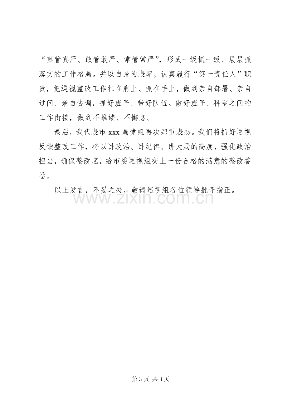 在XX年巡视反馈会上的表态发言.docx_第3页