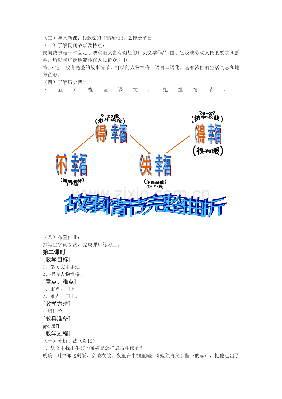 第一单元--第四课-牛郎织女-.doc_第2页