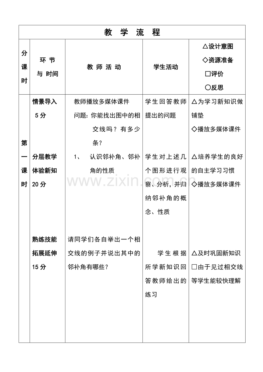 相交线---邻补角、对顶角.doc_第2页