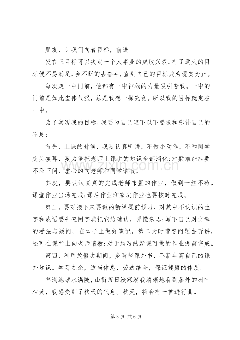 制定目标发言稿.docx_第3页