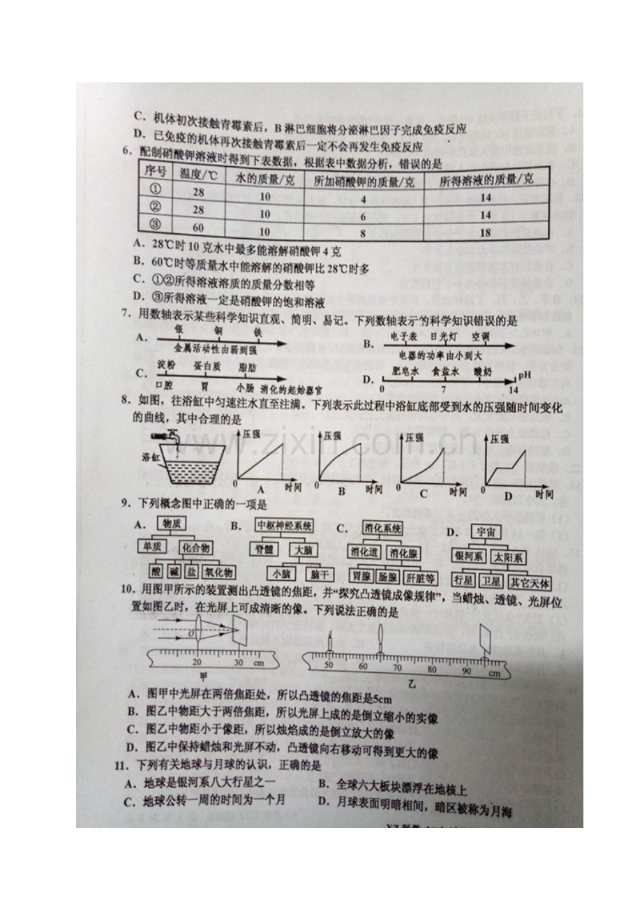 海宁二中2017九年级一模科学试题.doc_第2页