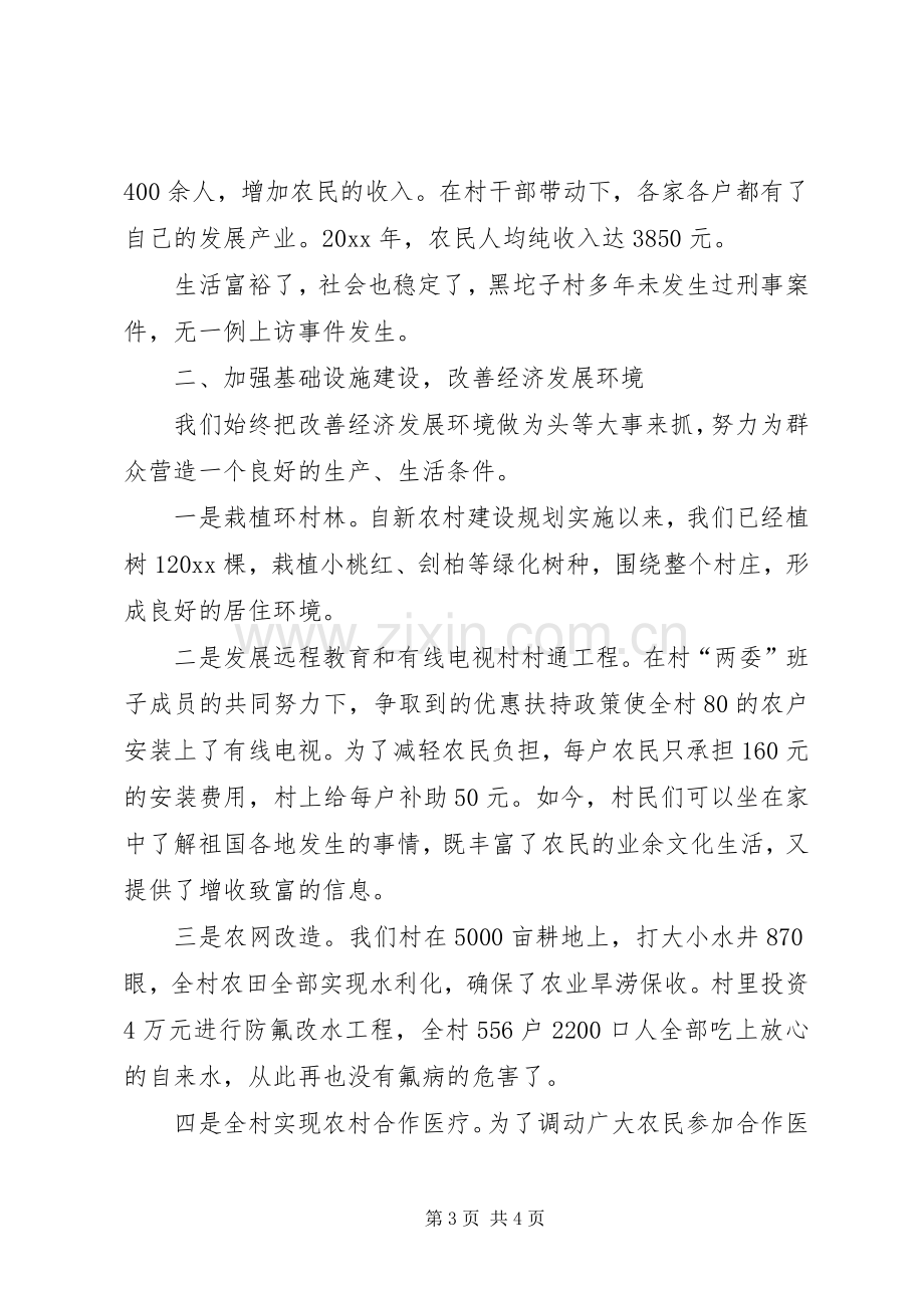 村党支部书记典型发言材料.docx_第3页