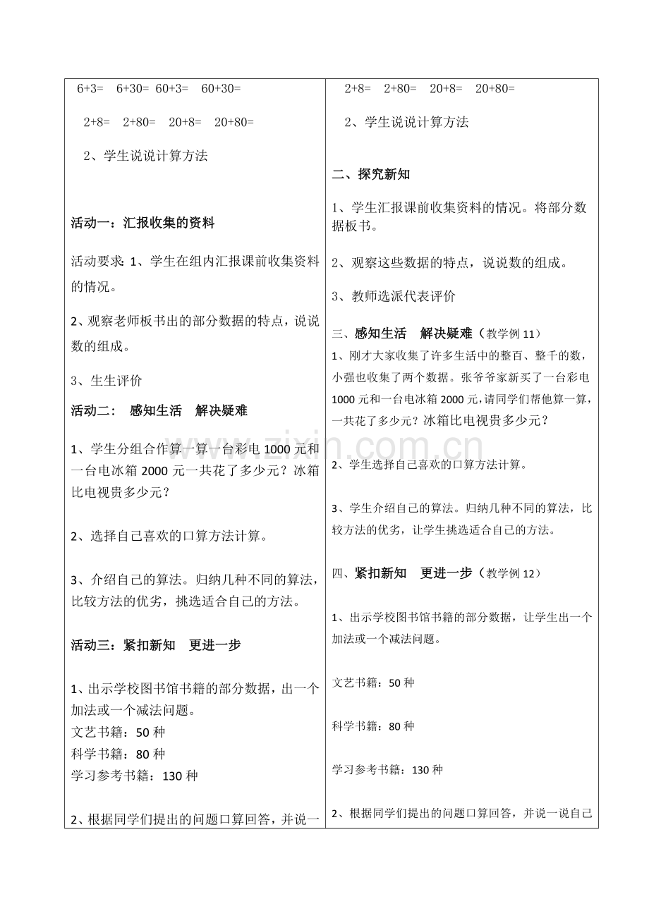 小学数学人教2011课标版二年级整百、整千的加减法(1)-(3).docx_第2页