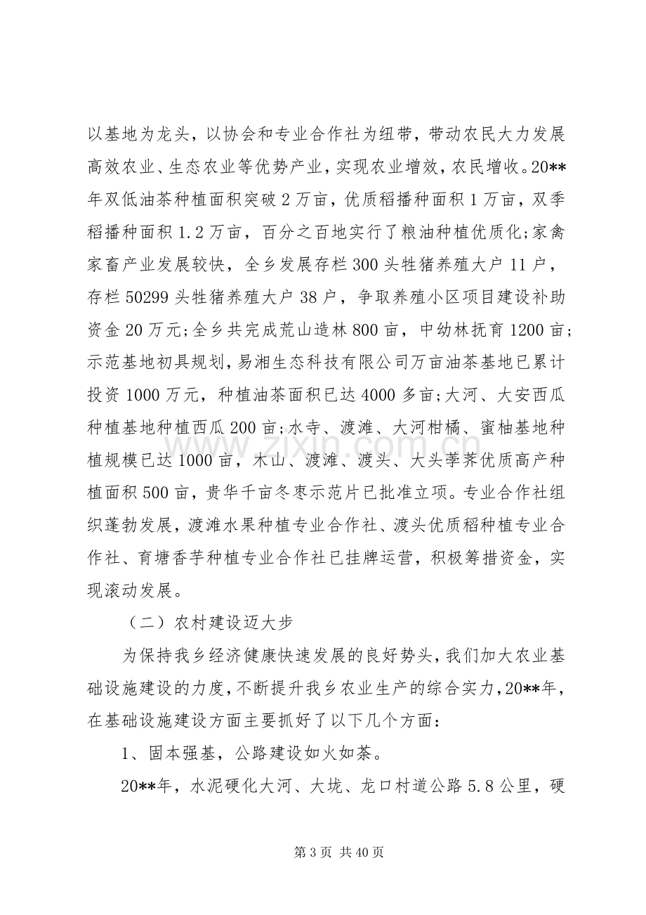 全乡经济工作会议发言稿.docx_第3页