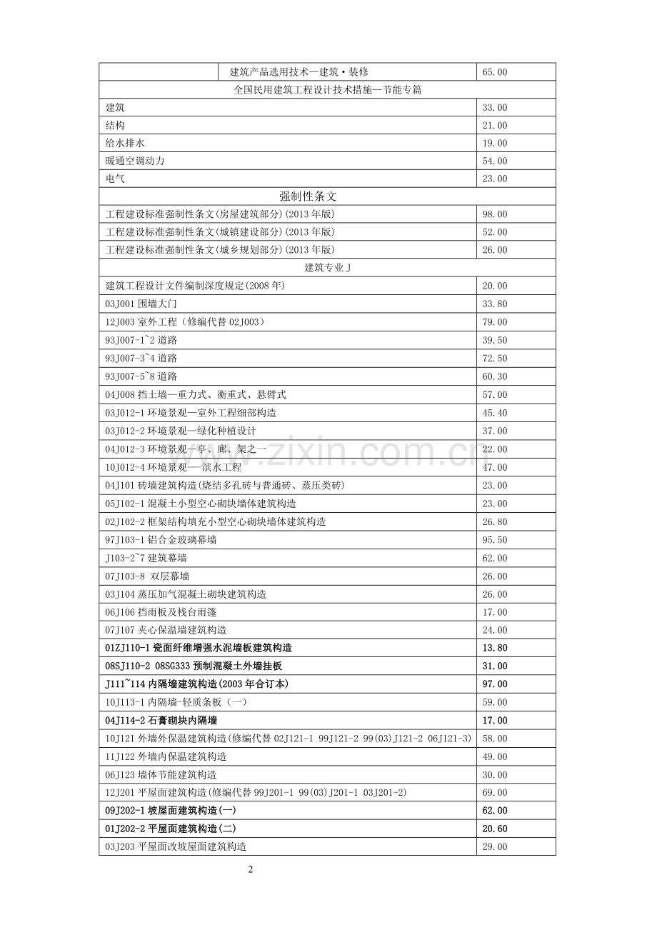 标准图集目录1(母本)2013.04.1.doc_第2页