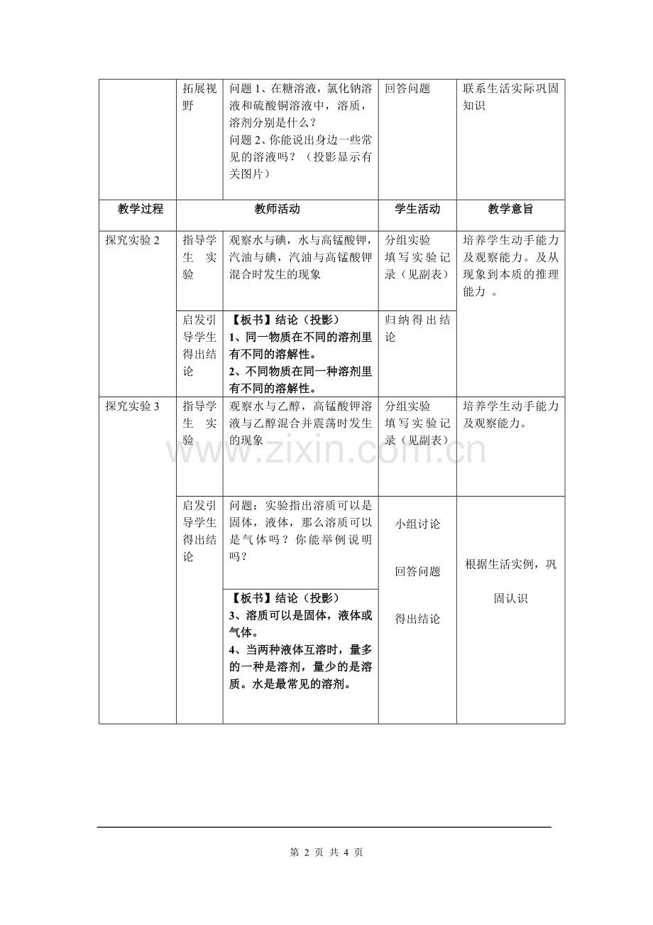 课题-溶液的形成.doc_第2页