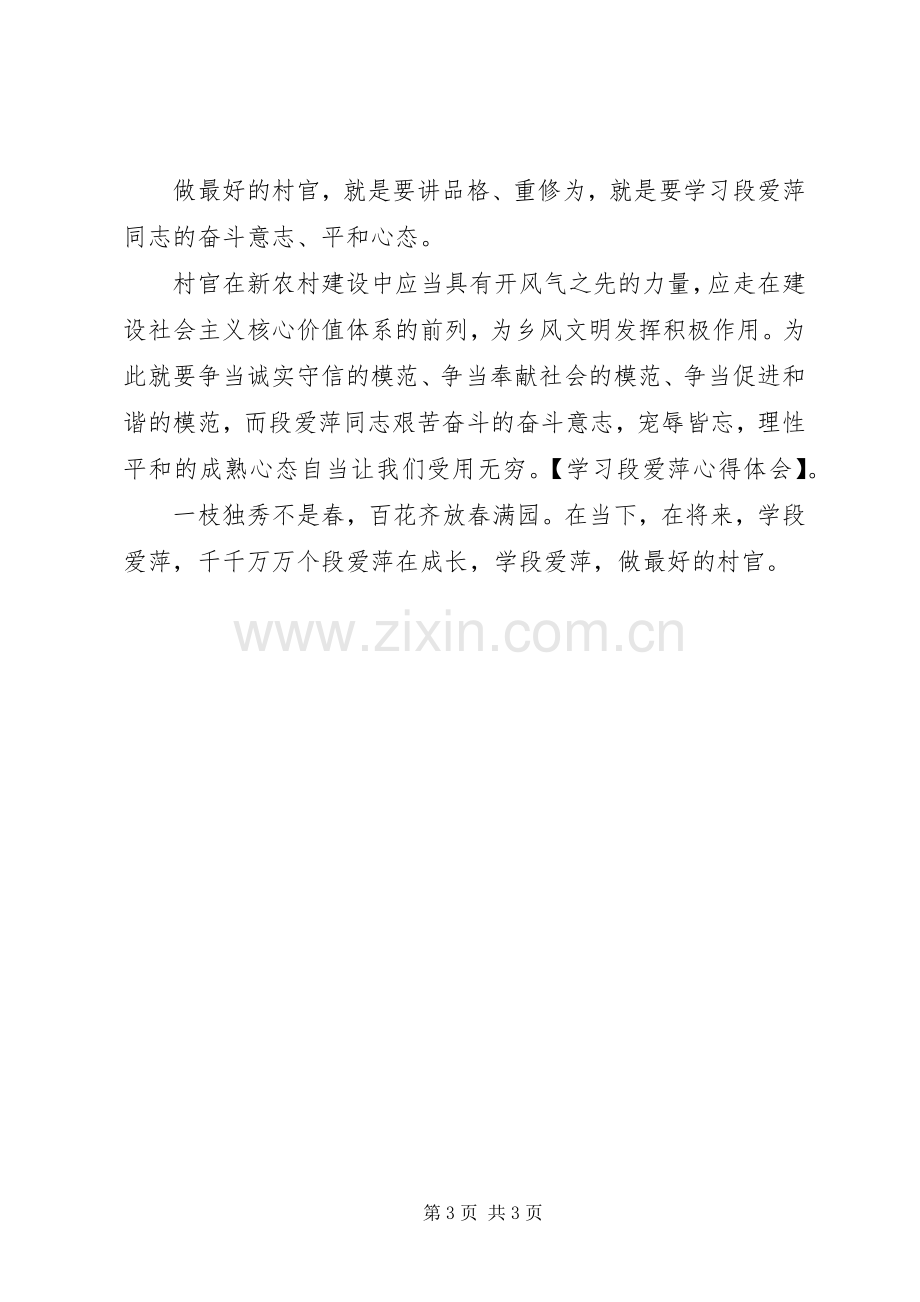 学习段爱萍心得体会.docx_第3页