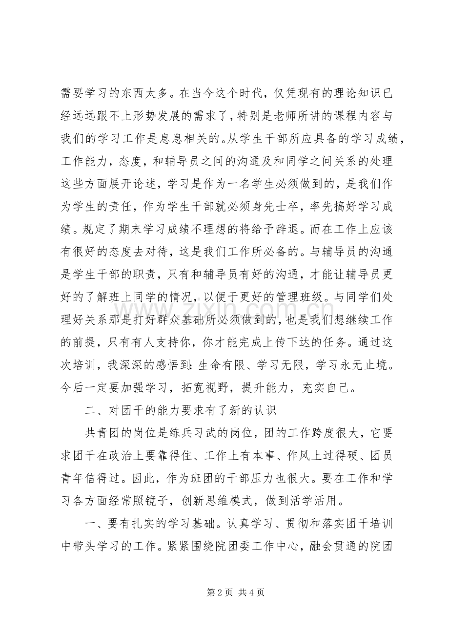 参加团干培训的个人心得体会.docx_第2页