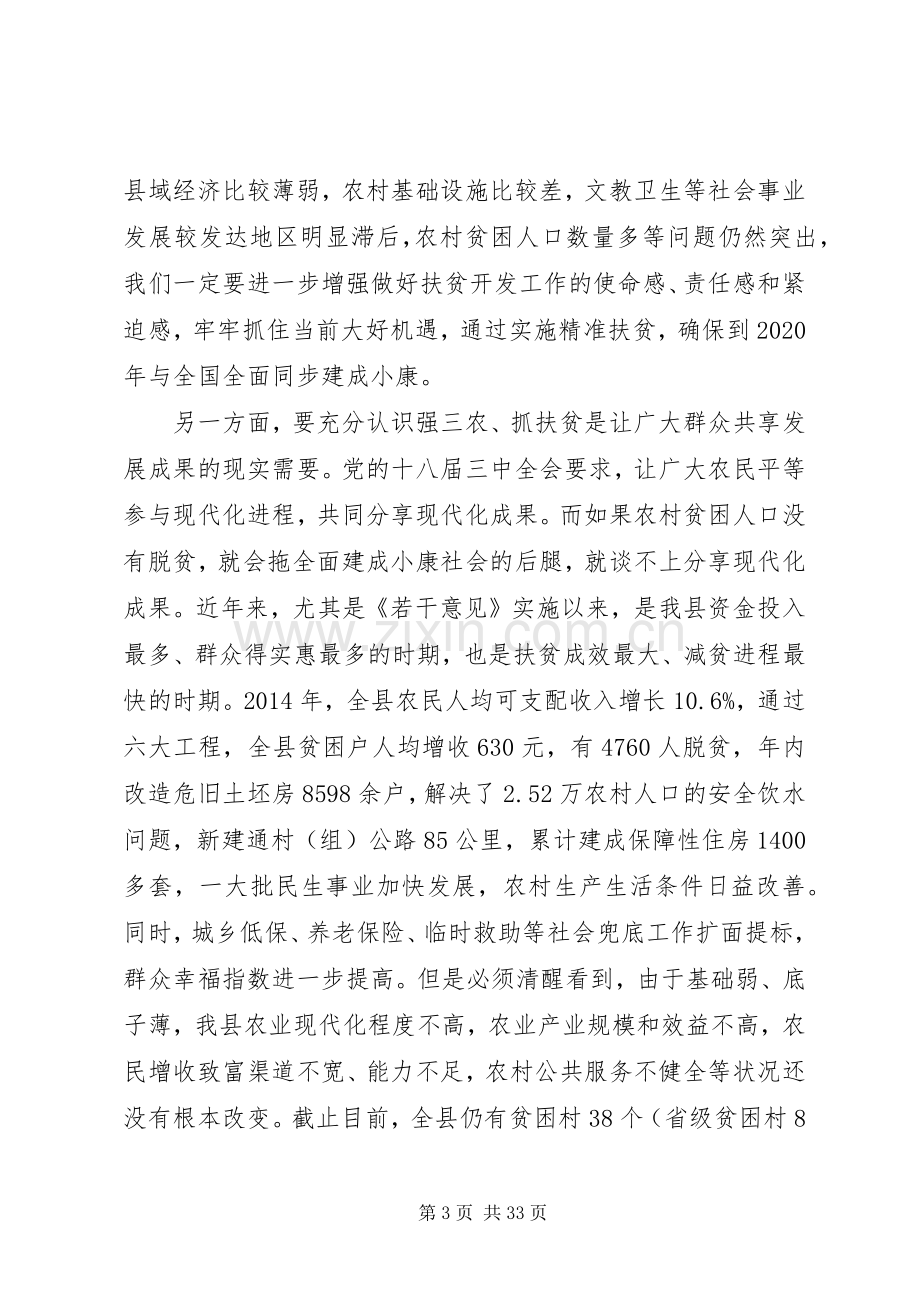 村级精精准扶贫推进会发言稿.docx_第3页