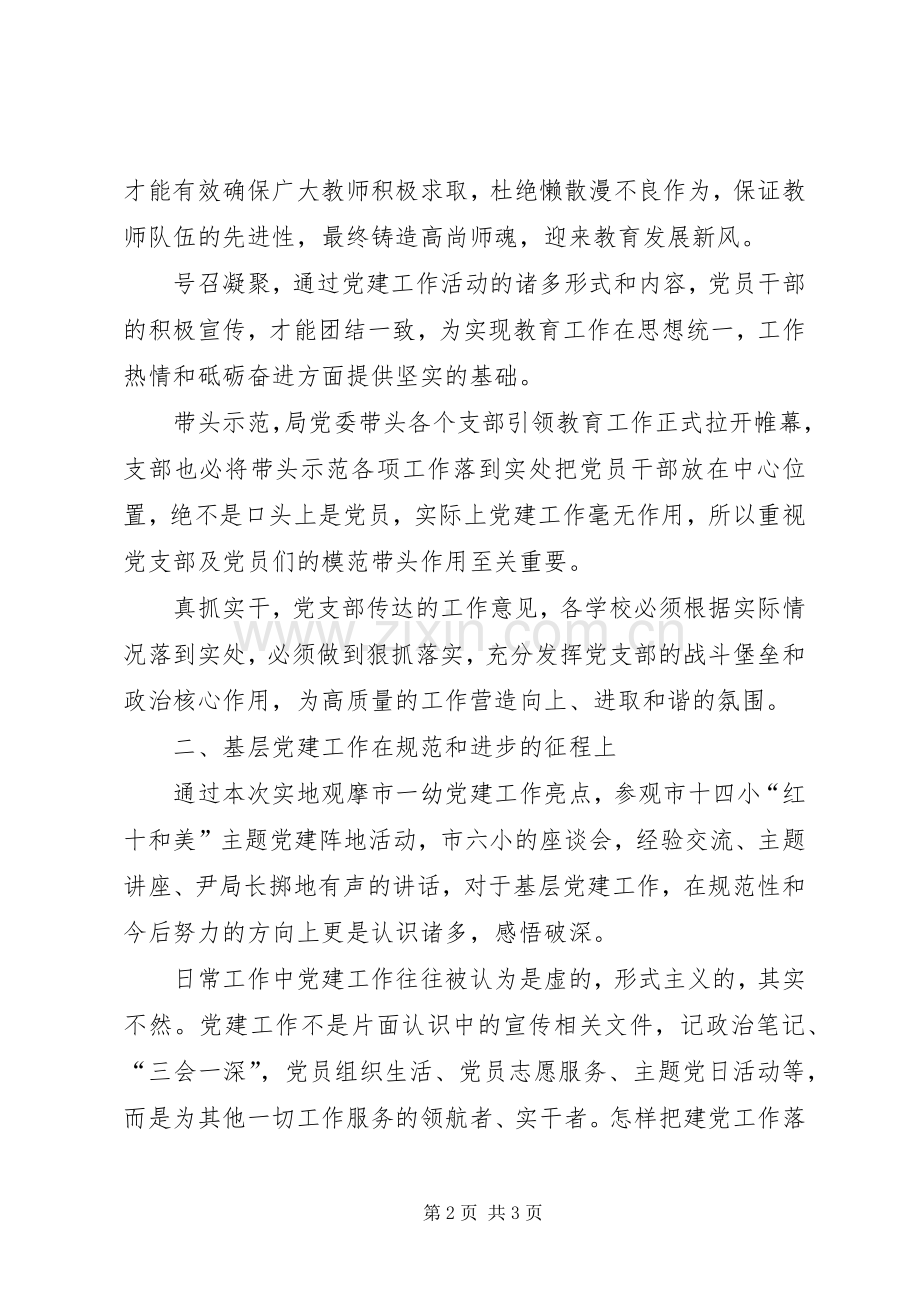 参加首期基层党务工作者培训心得体会.docx_第2页