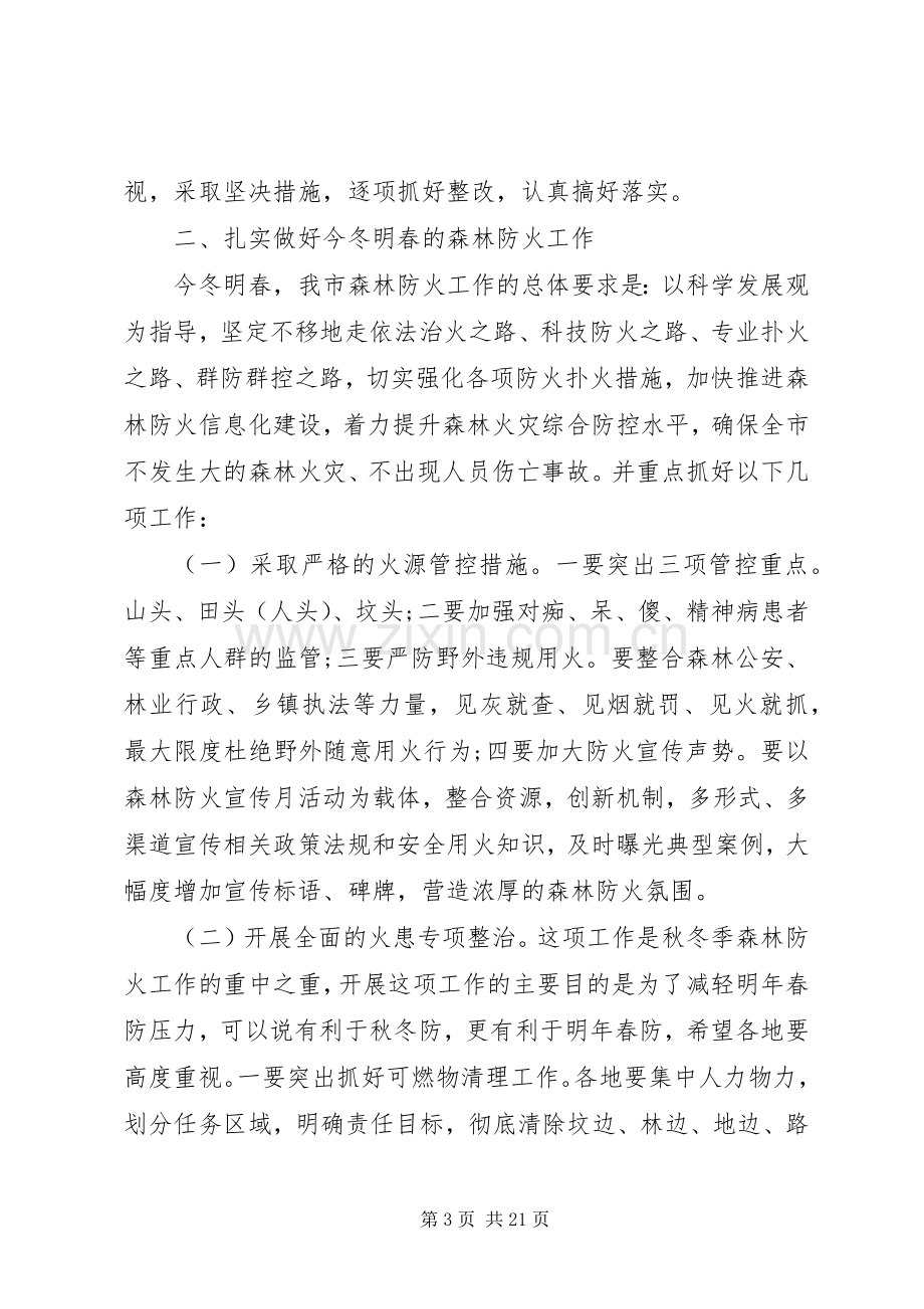 全市森林防火电视电话工作会议讲话.docx_第3页