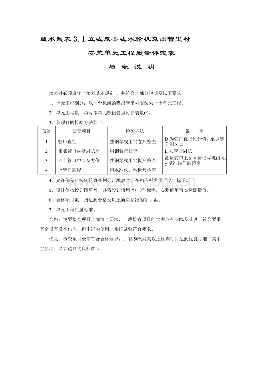 水轮发电机安装质量评定表.doc_第3页