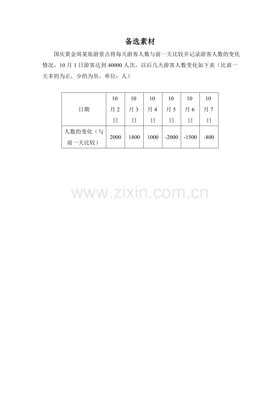 有理数的加减混合运算课后作业.doc_第1页