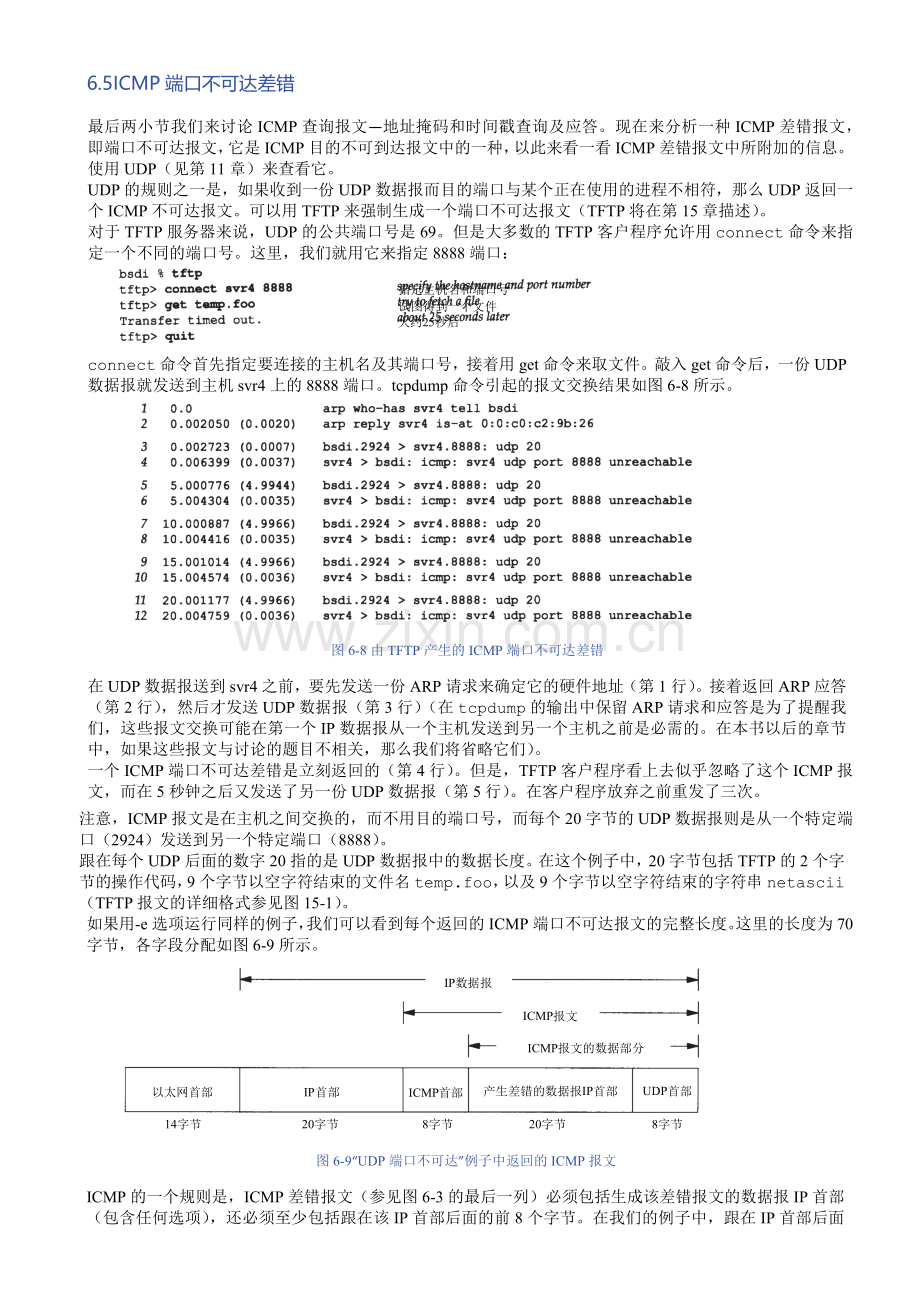 TCPIP详解-卷一-协议-6.5ICMP端口不可达差错.docx_第1页