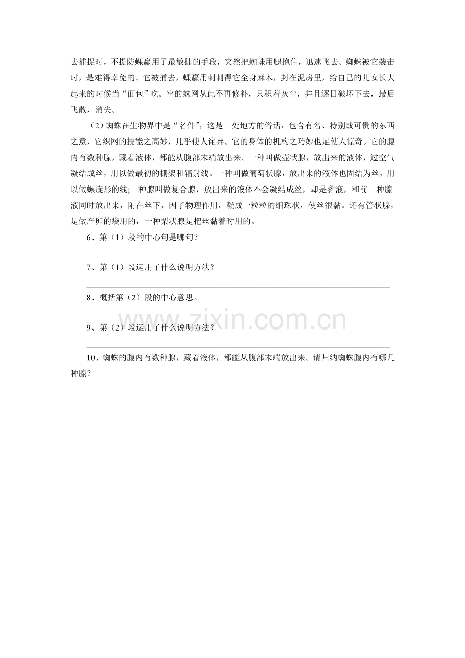 《蜘蛛》习题2.doc_第2页