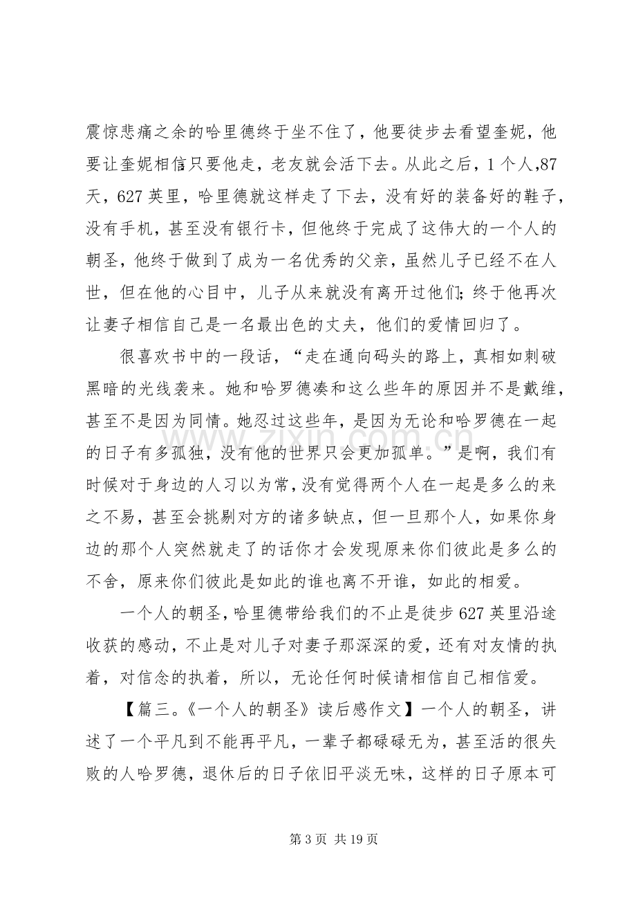 一个人的朝圣读后感模板.docx_第3页