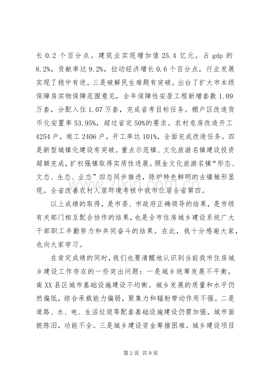 全市住房城乡建设工作会议讲话.docx_第2页