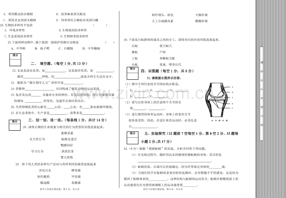 八年级上学期期末试题.doc_第2页