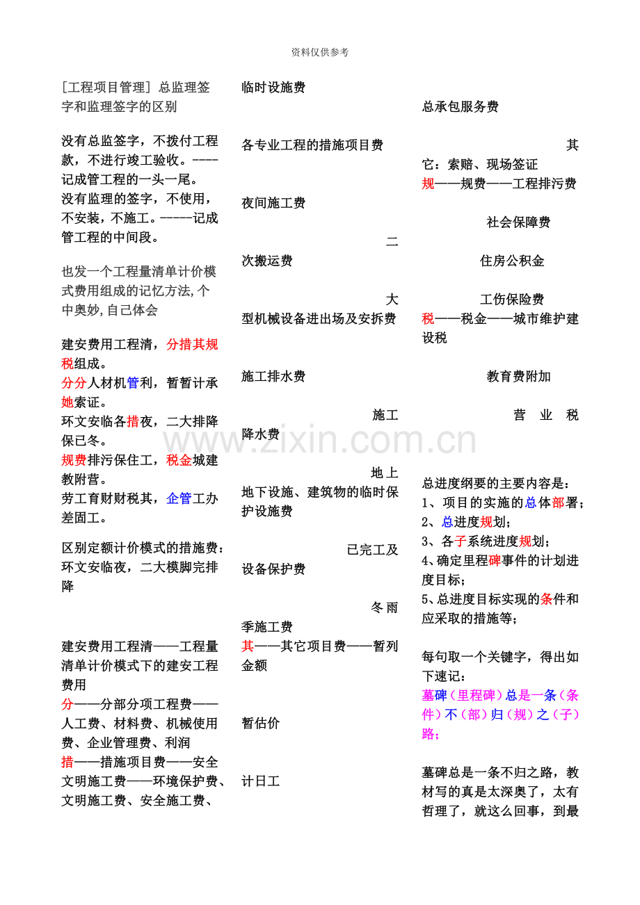 一级建造师考试各科记忆口诀汇总.docx_第2页