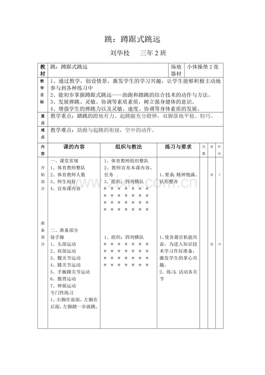 跳：蹲踞式跳远.doc_第1页