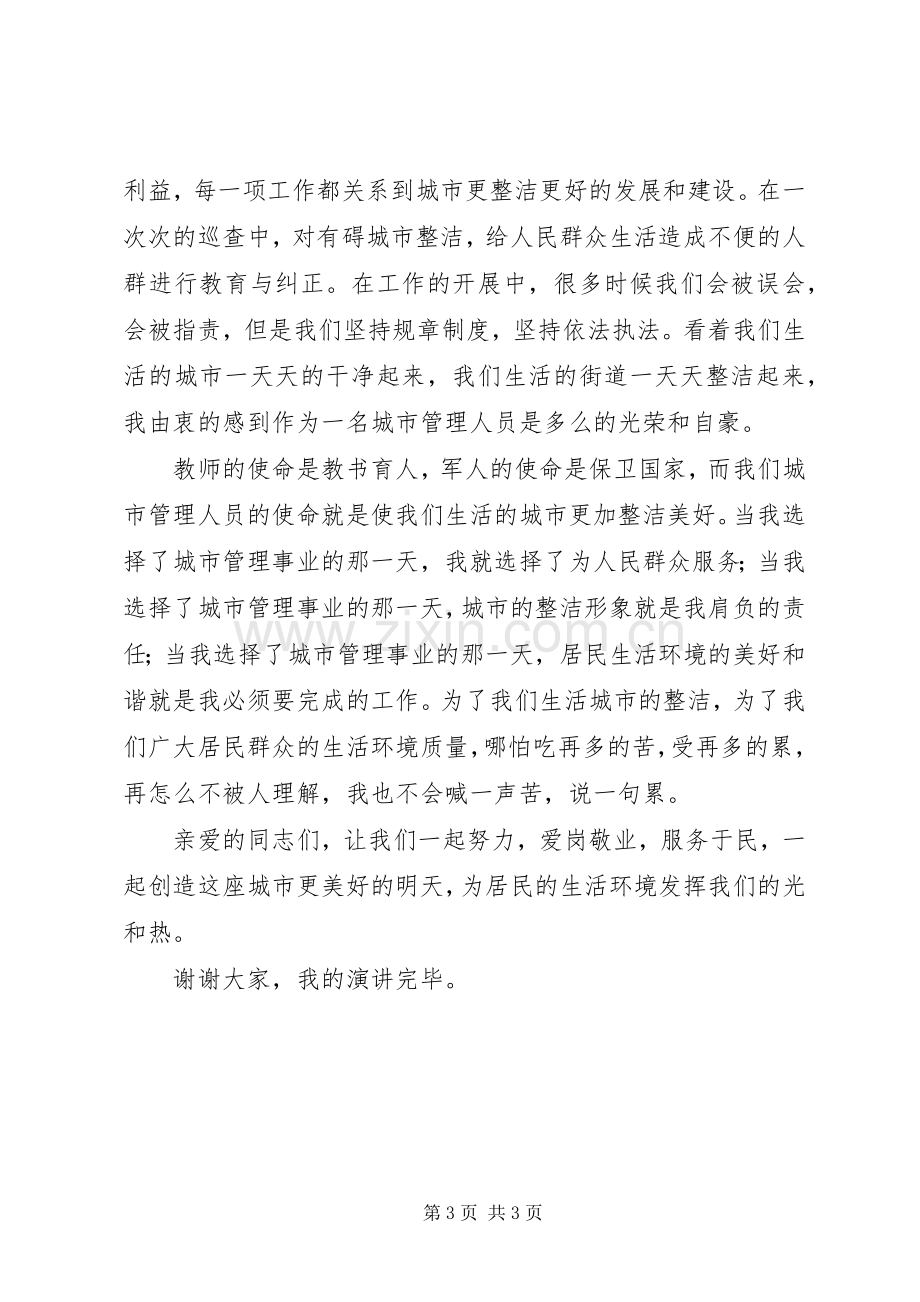 爱岗敬业服务于民的演讲稿.docx_第3页