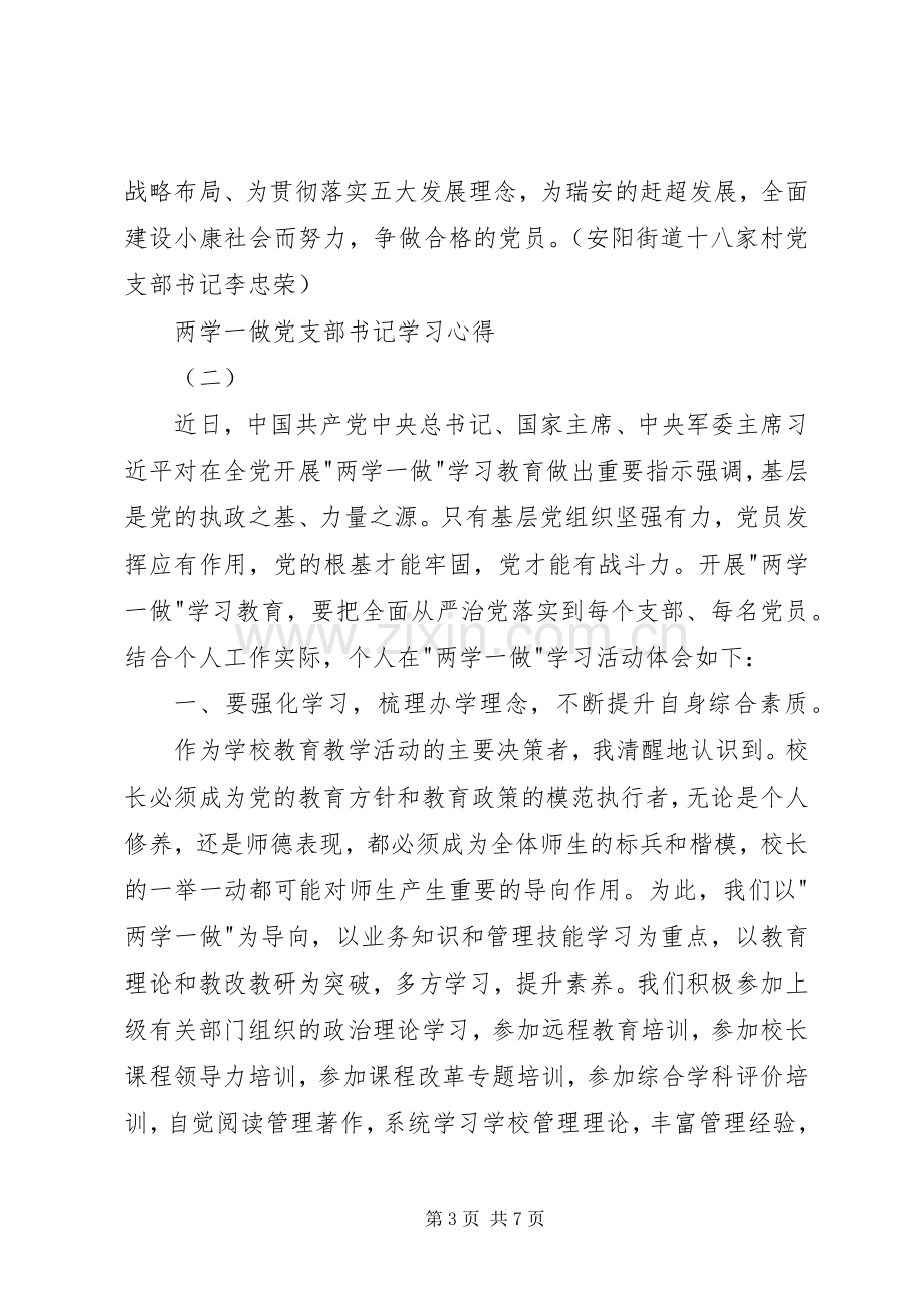 两学一做党支部书记学习心得.docx_第3页