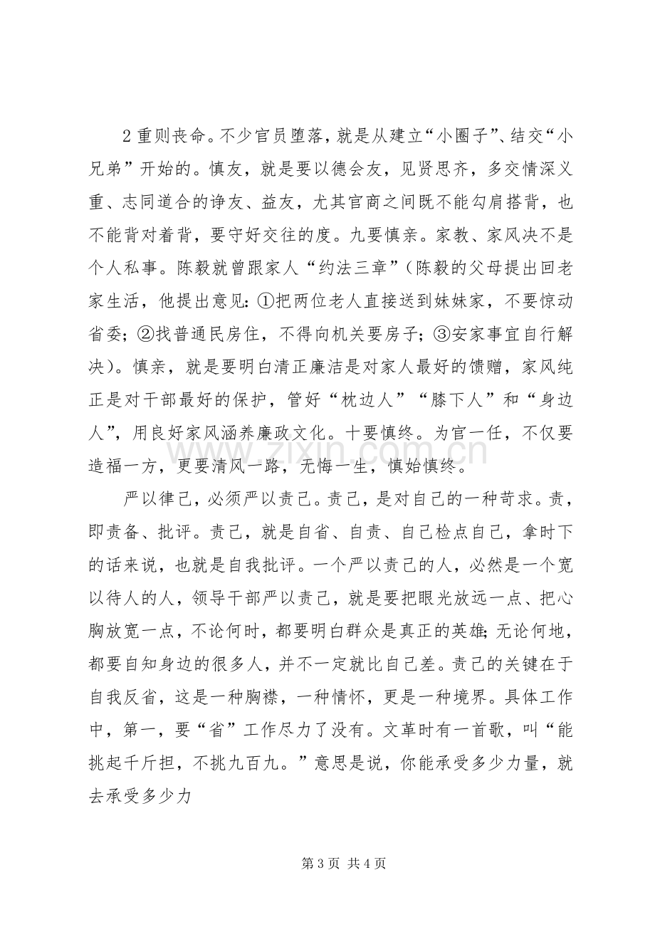 20XX年严以律己心得体会.docx_第3页