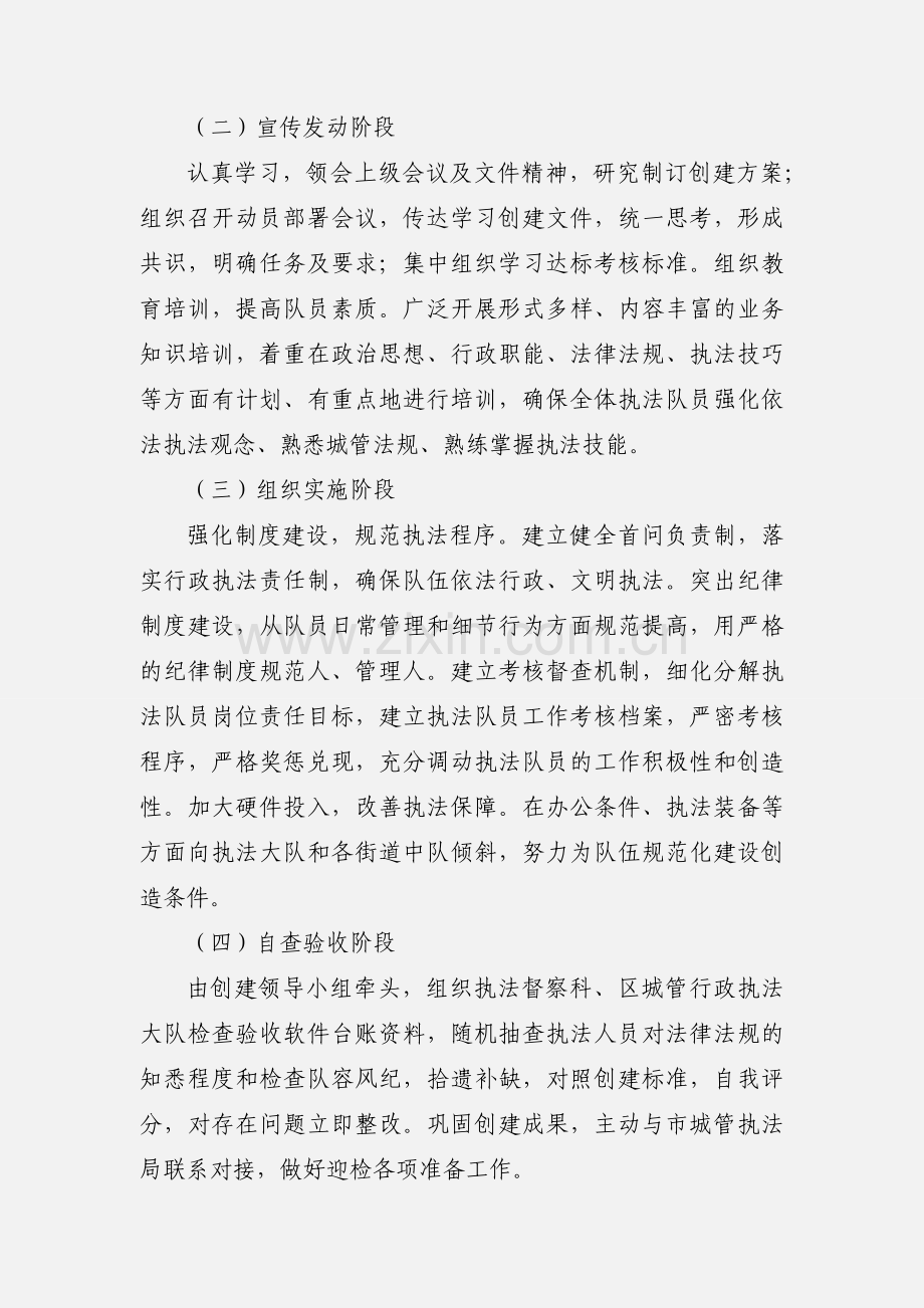 关于加强城管执法队伍规范化建设的实施方案.docx_第2页