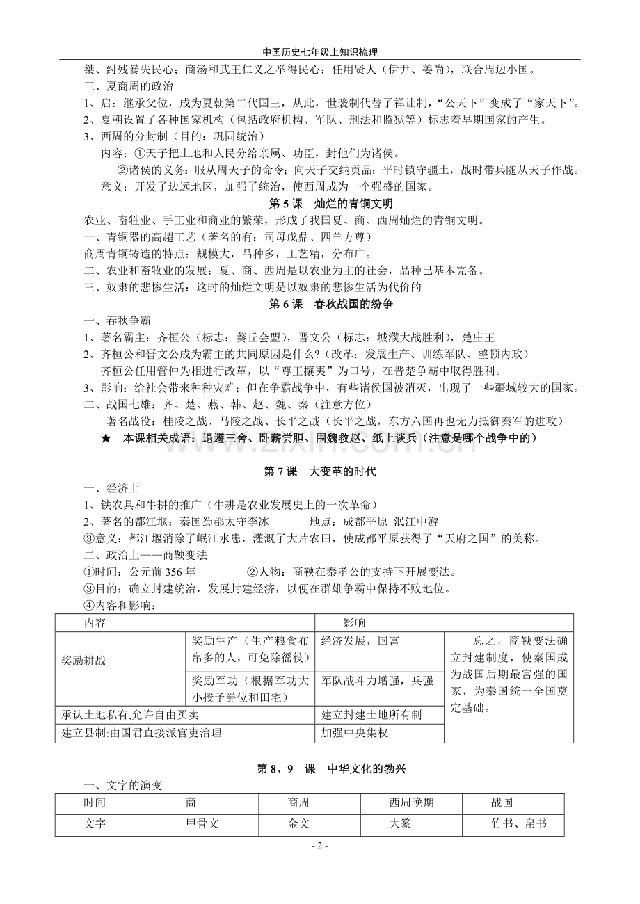 七年级历史上册复习提纲.doc_第2页