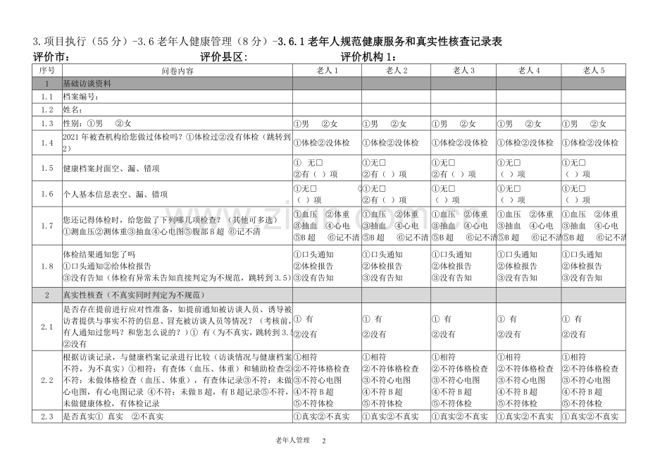 老年人健康管理考核评分表.docx_第2页