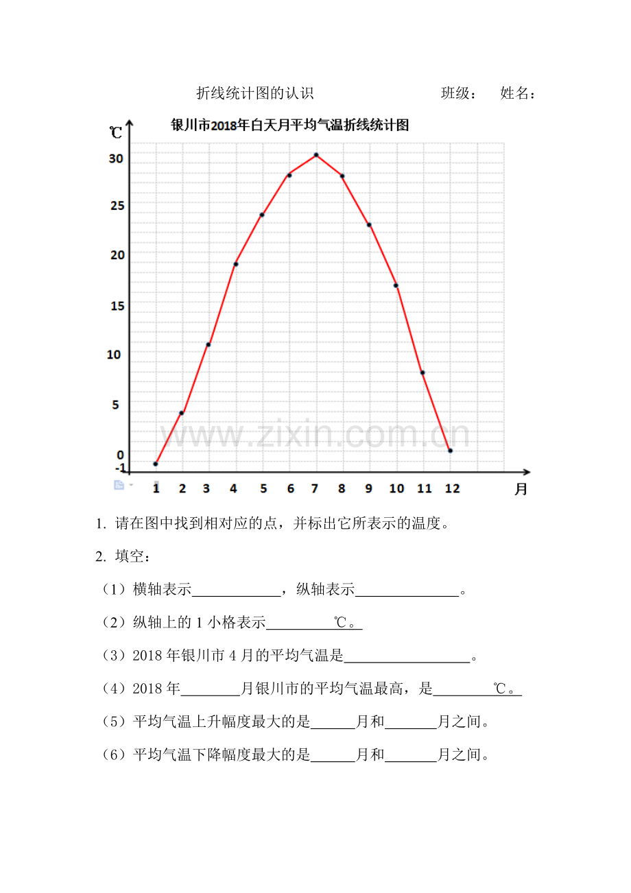 折线统计图的认识.doc_第1页