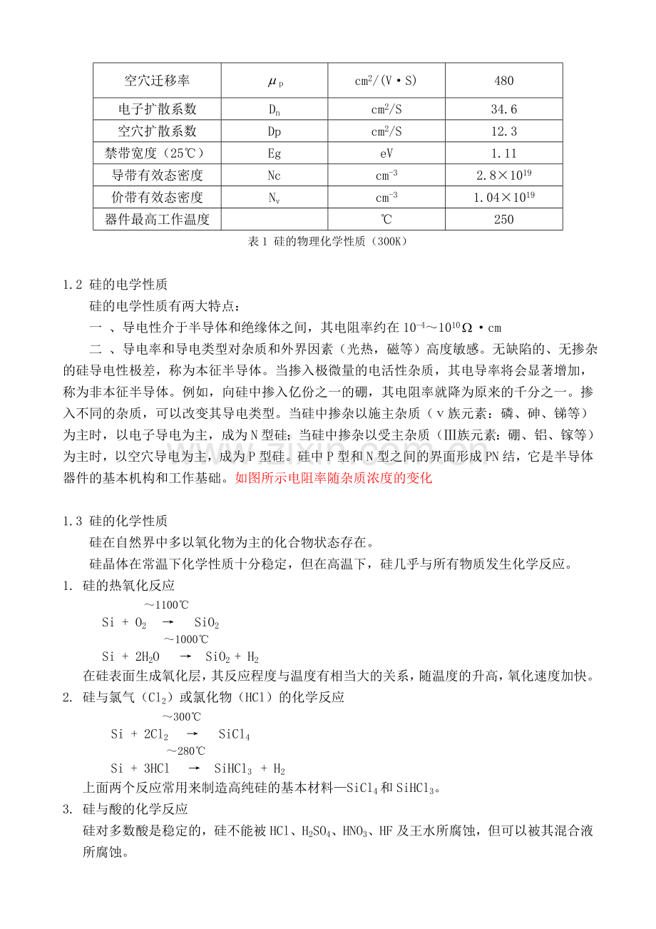 半导体材料硅的基本性质.doc_第3页