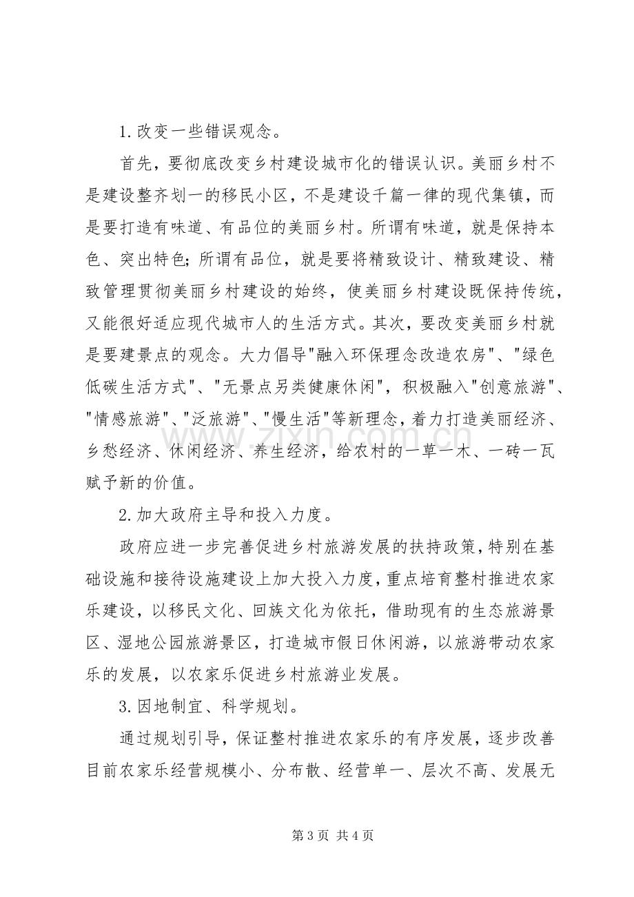 考察学习乡村旅游心得体会.docx_第3页