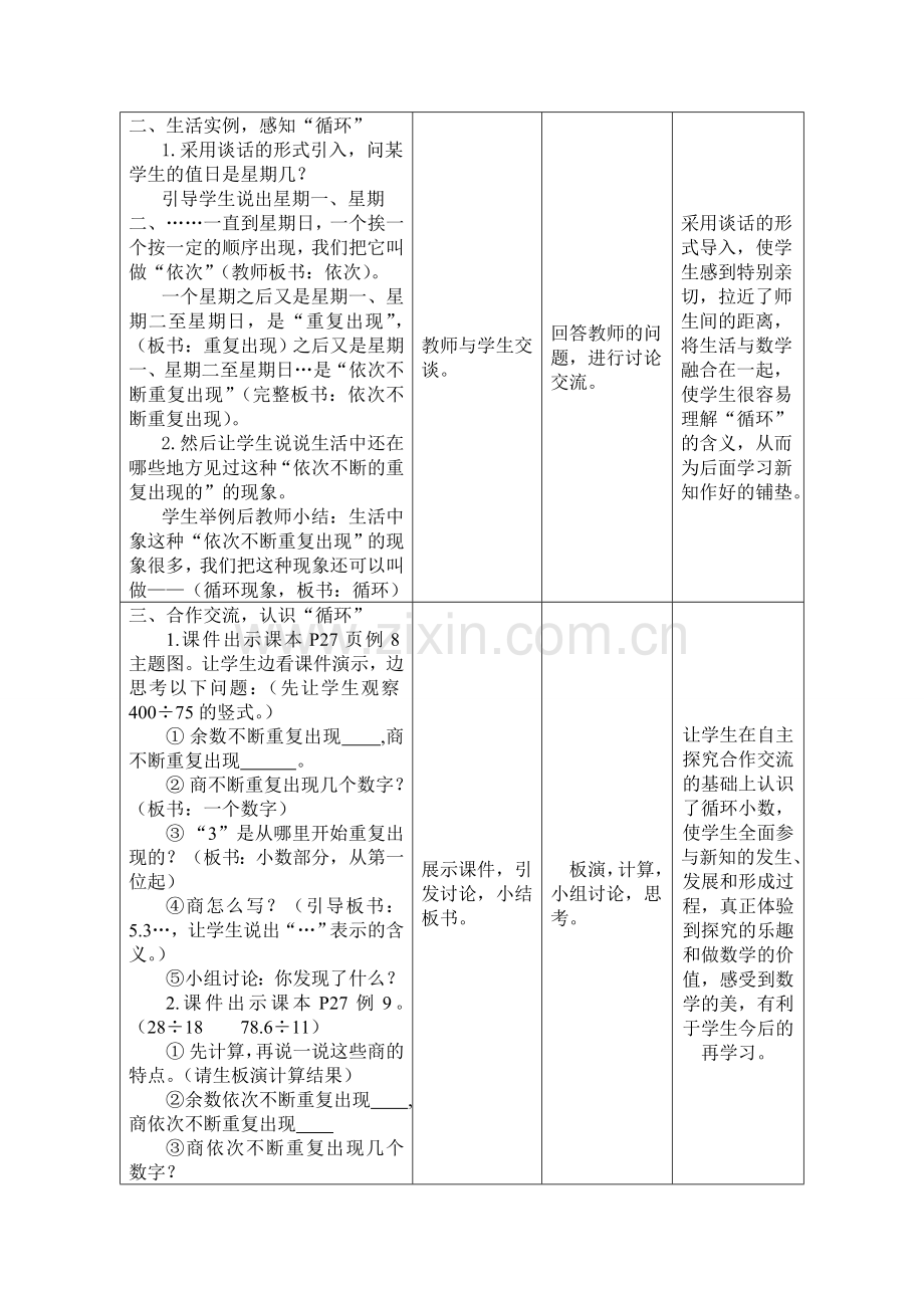 循环小数教学设计与课后反思.doc_第2页