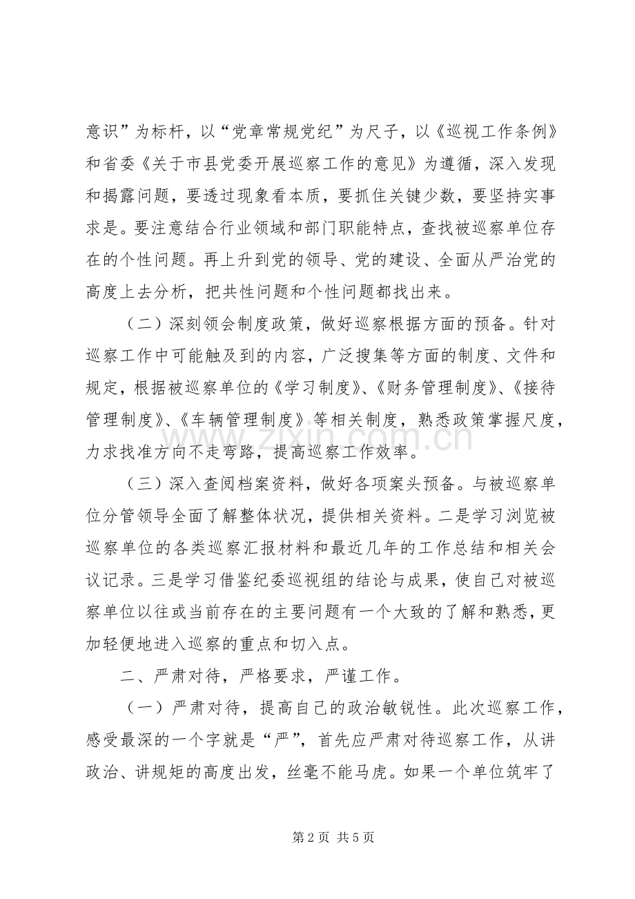 参加市委巡查组巡察工作心得体会.docx_第2页