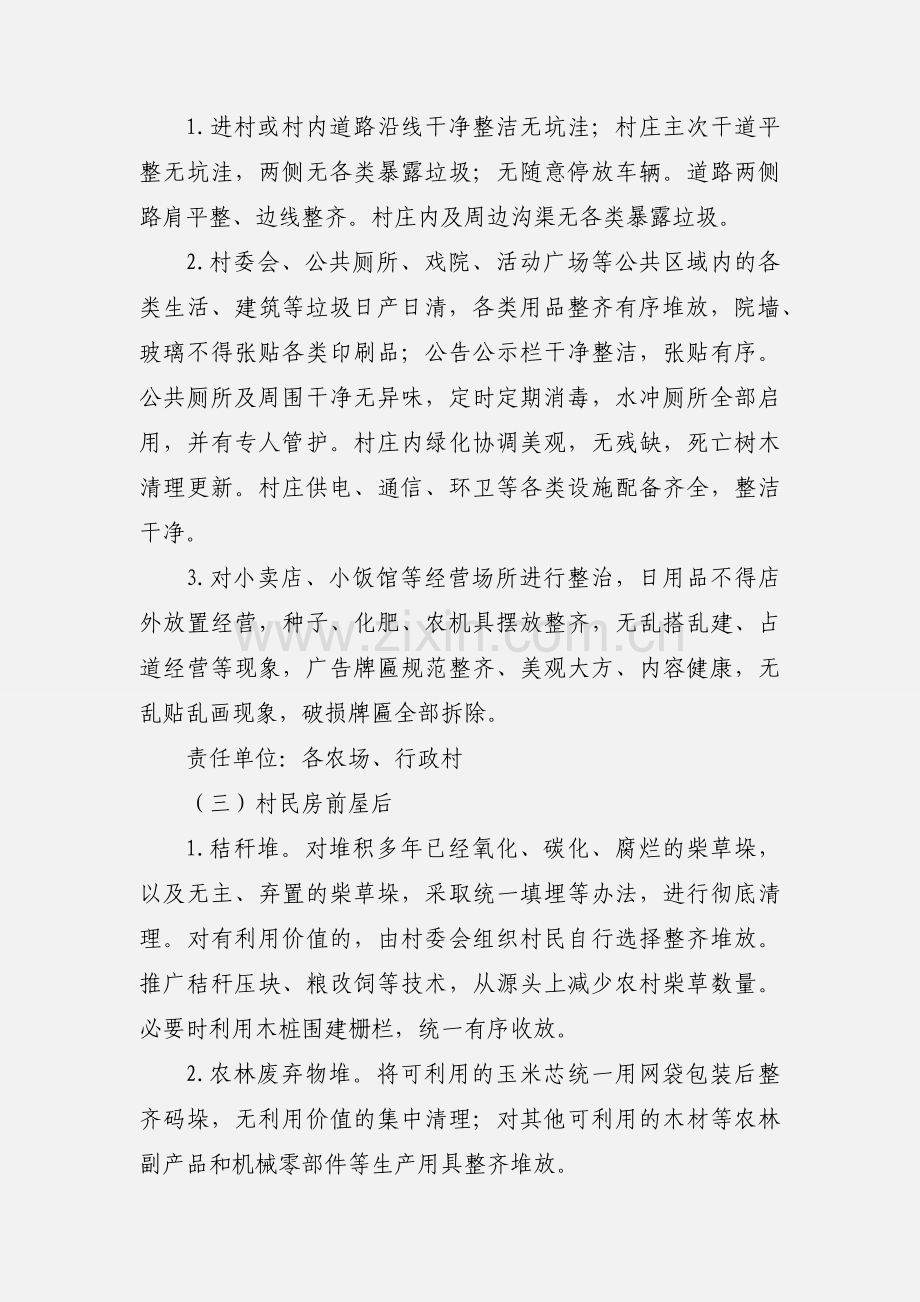 农村环境卫生大清洁大整治专项行动工作方案.docx_第3页