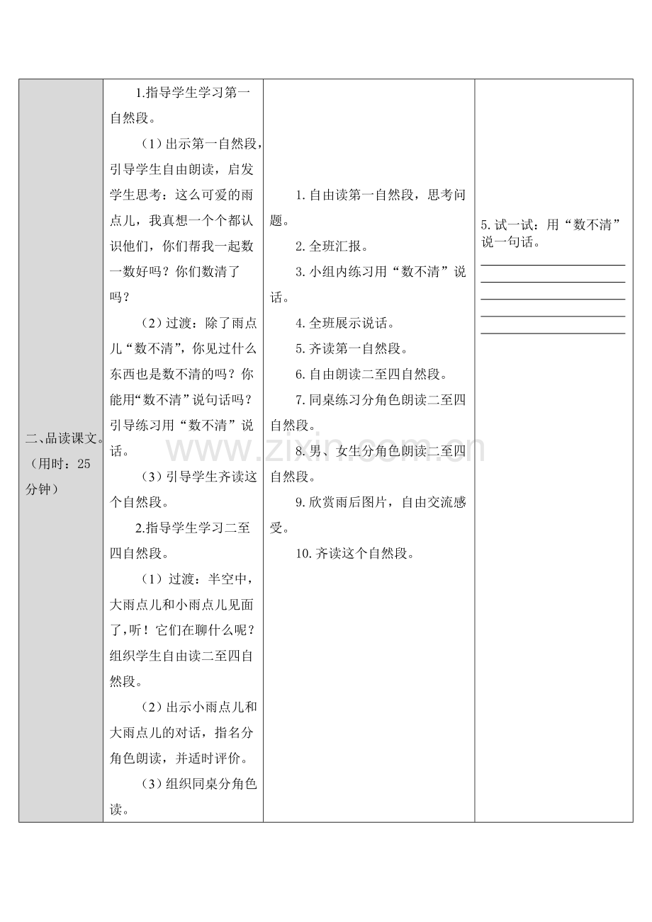 (部编)人教一年级上册8雨点儿.doc_第2页