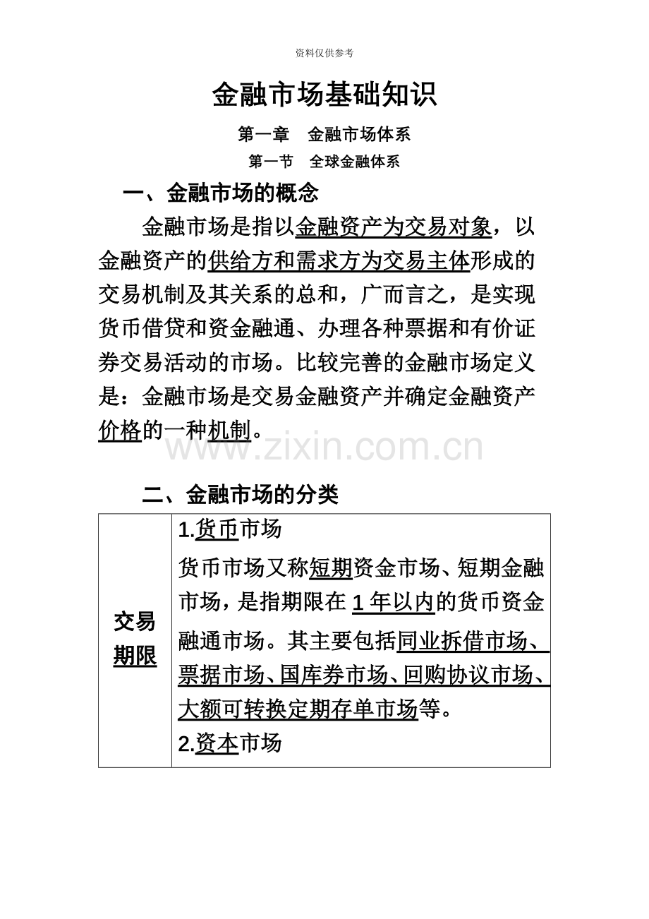 一般证券从业资格考试——金融市场基础知识.docx_第2页