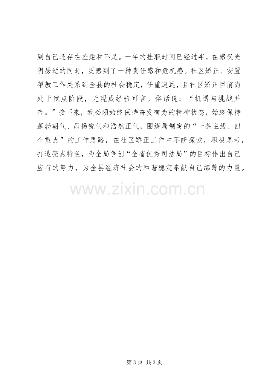 司法工作者社区挂职锻炼半年心得.docx_第3页