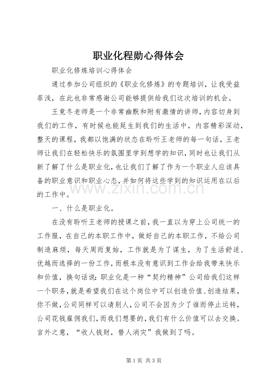 职业化程勋心得体会.docx_第1页