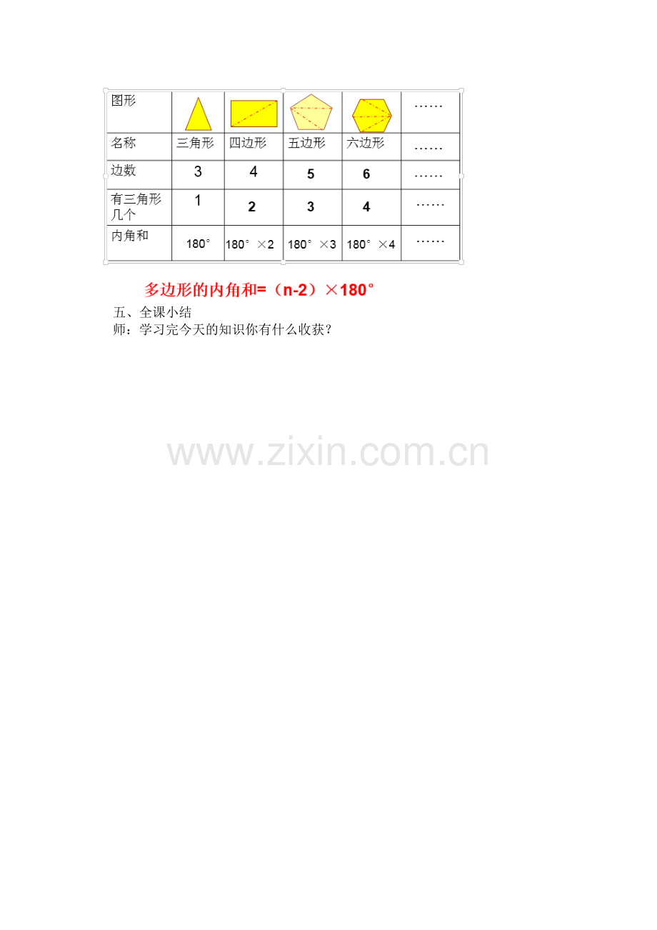 人教2011版小学数学四年级三角形复习整理.docx_第3页