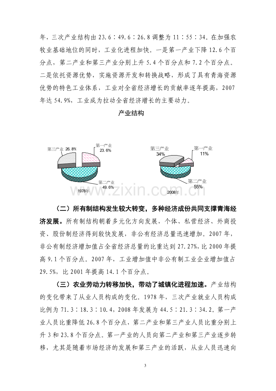 青海省改革开放30年来经济社会发展综述.doc_第3页