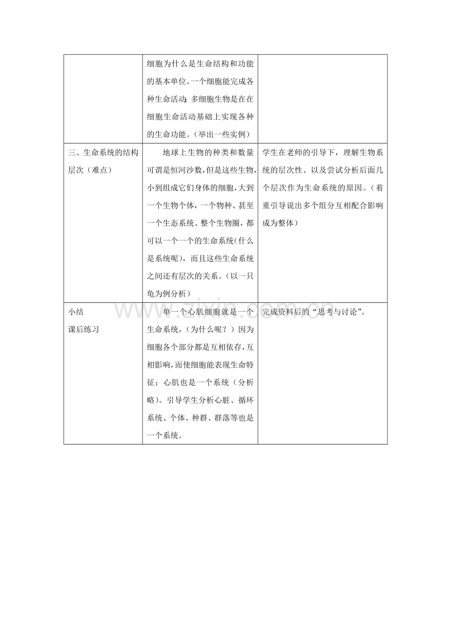 高中生物从生物圈到细胞(教案)人教版必修1.doc_第3页