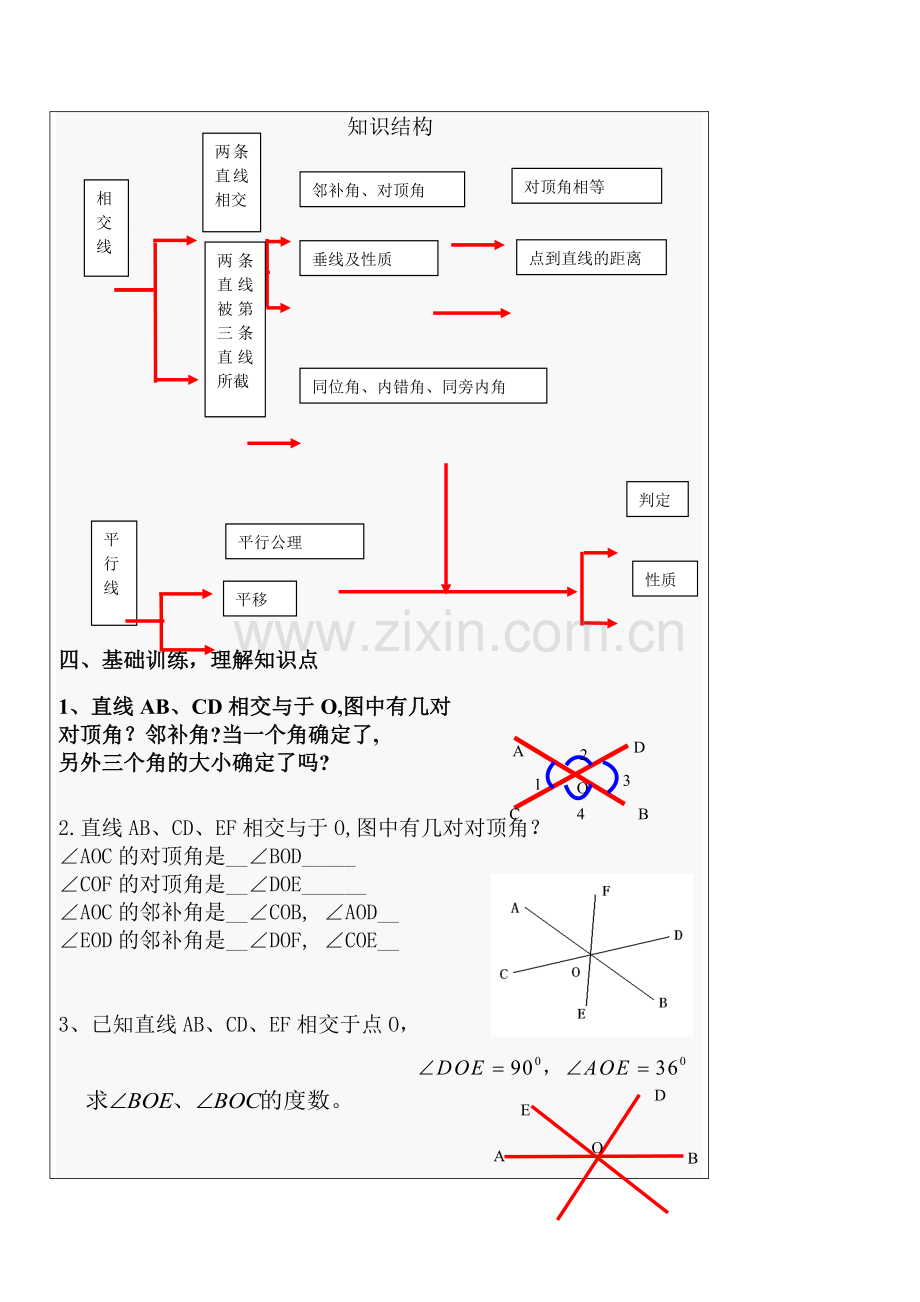 相交线和平行线的复习课.doc_第2页