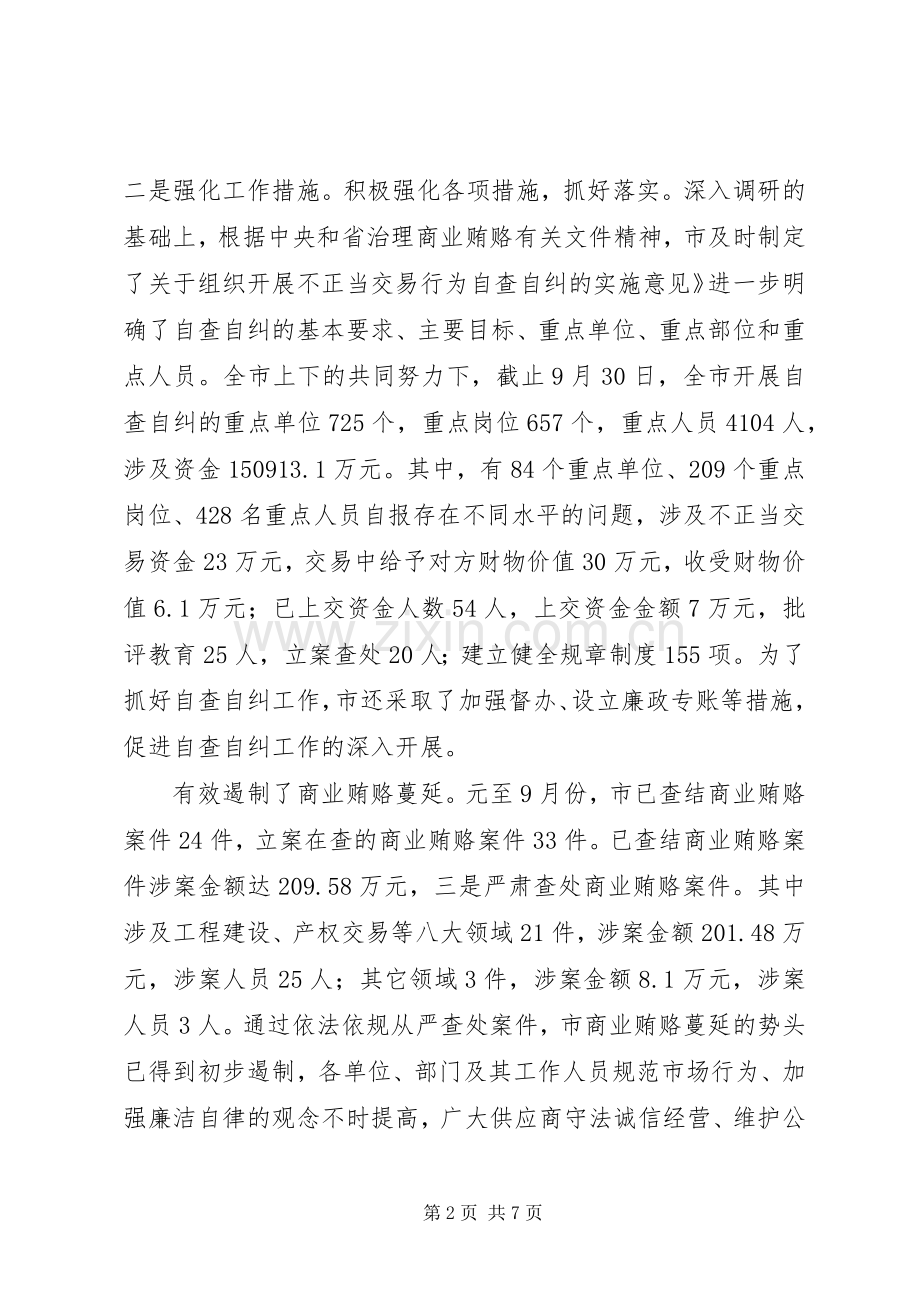 商业贿赂整治领导大会发言.docx_第2页