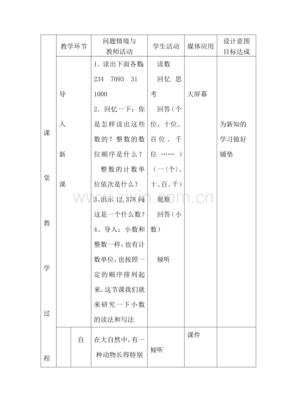 小学数学2011版本小学四年级小数的读法-(2).doc_第2页