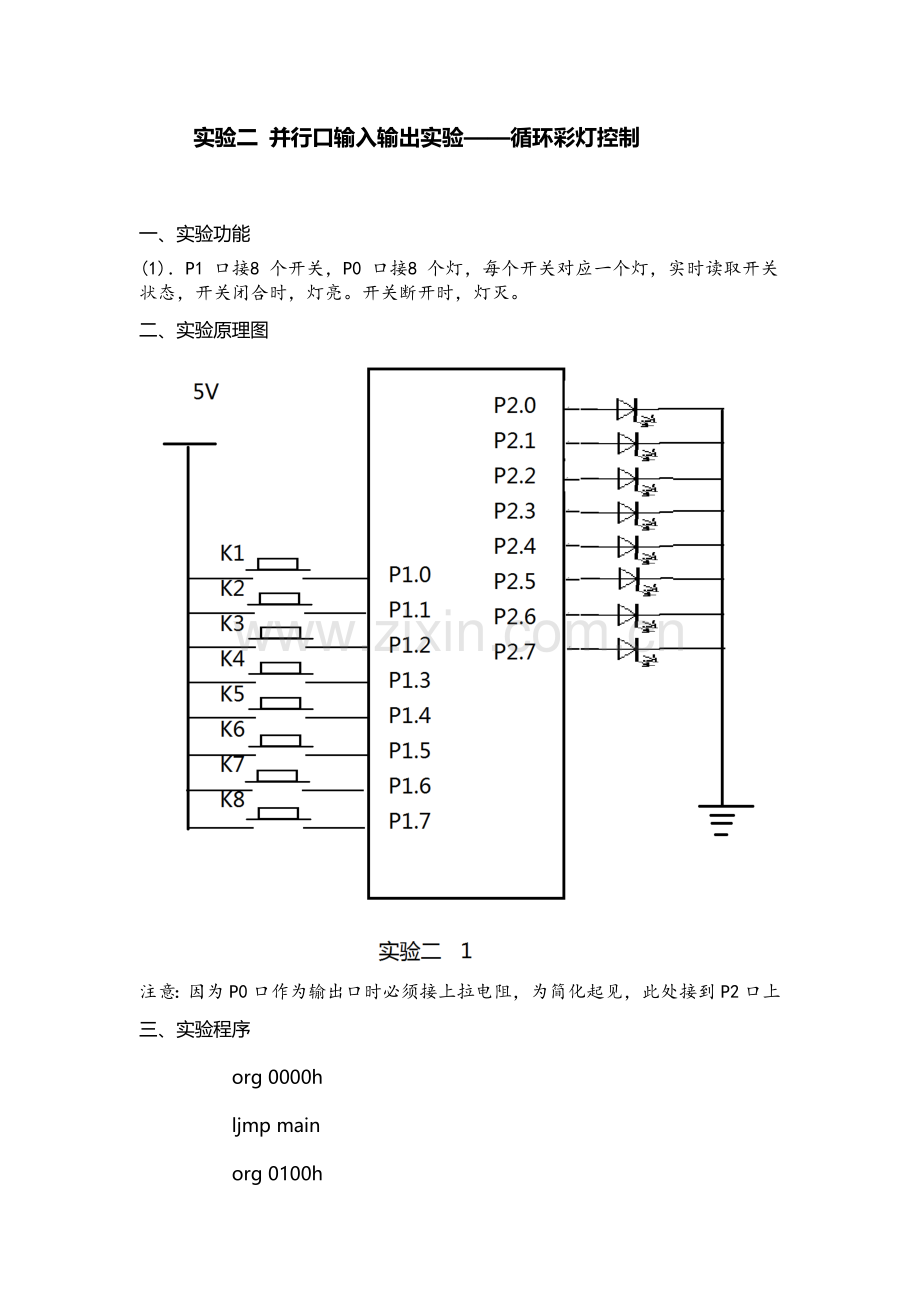 单片机接口技术与实验(附原理图及源程序).doc_第2页